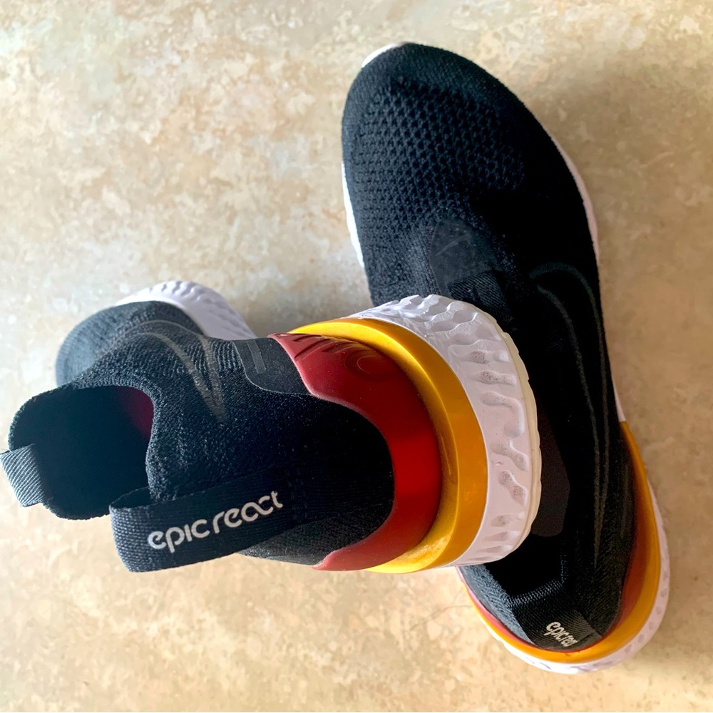 Nike Epic React athletic shoes